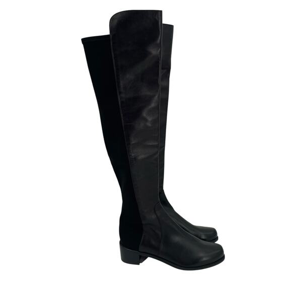 Stuart Weitzman Womens Reserve Over the Knee Boots US 9 M Black Suede NWOB - Picture 3 of 12